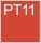 PT11(Pantone Warm Red)