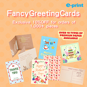 Fancy Greeting Cards Exclusive 10%OFF for orders of 1.000+ pieces