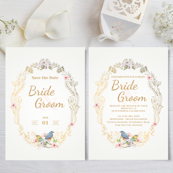 wedding card 優雅浪漫