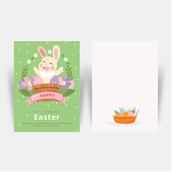 復活節可愛風卡片