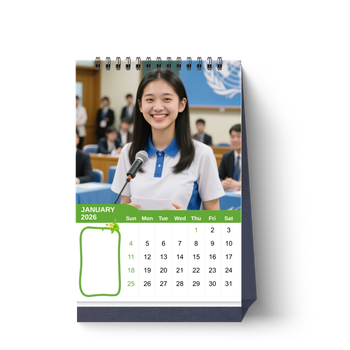 校園生活主題設計，青春活力人物與天文元素搭配 