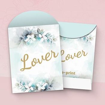 西式鮮花底回禮利是封