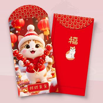 甜甜蜜蜜馬年利是封港版