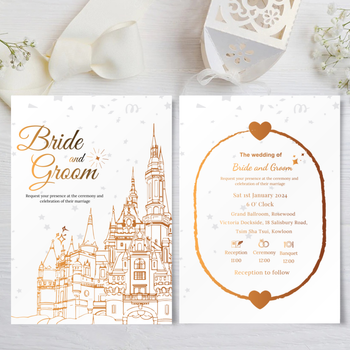 wedding card 高貴風格